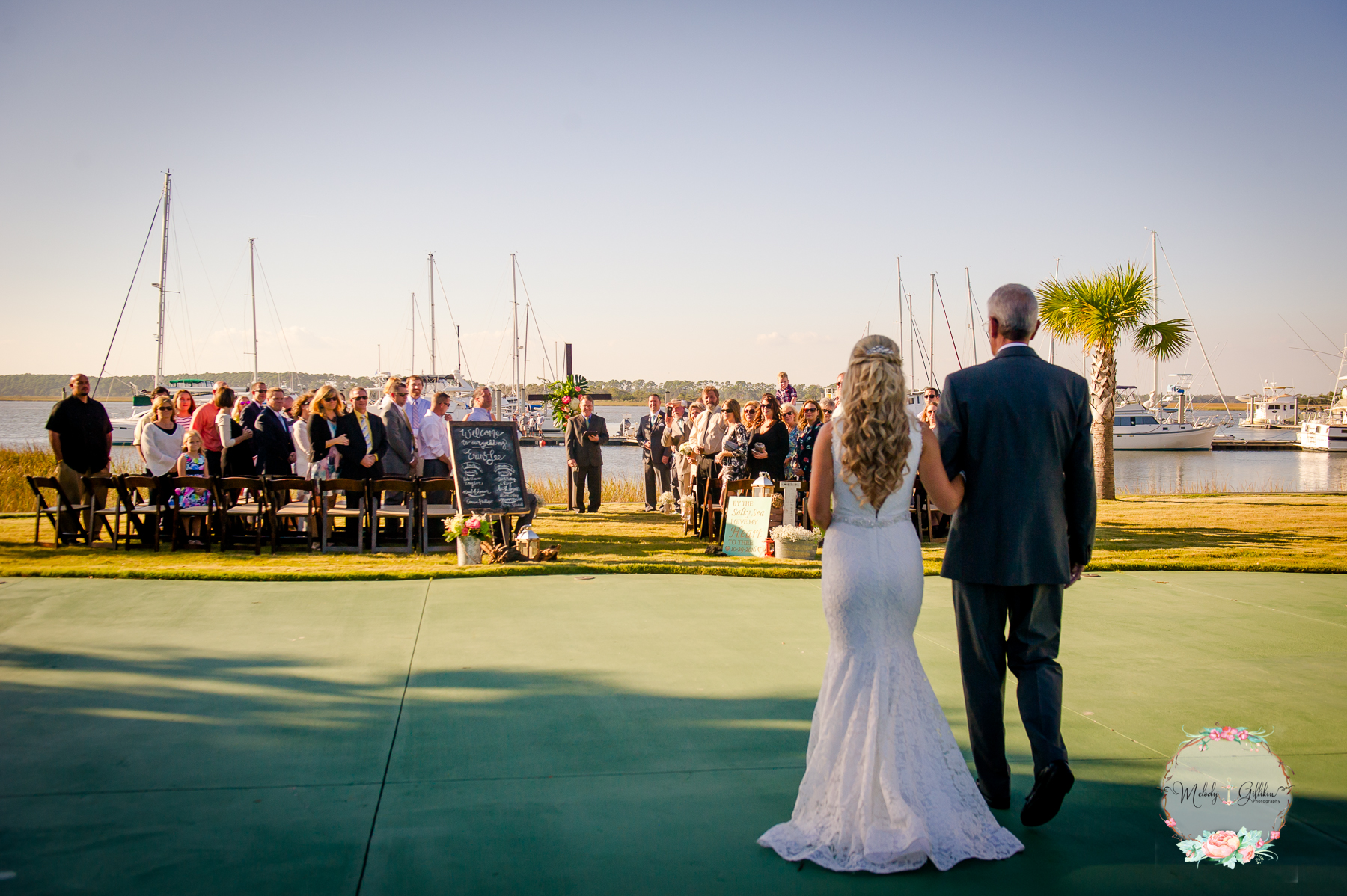 Luxury beach wedding in Folly Beach in Charleston, SC